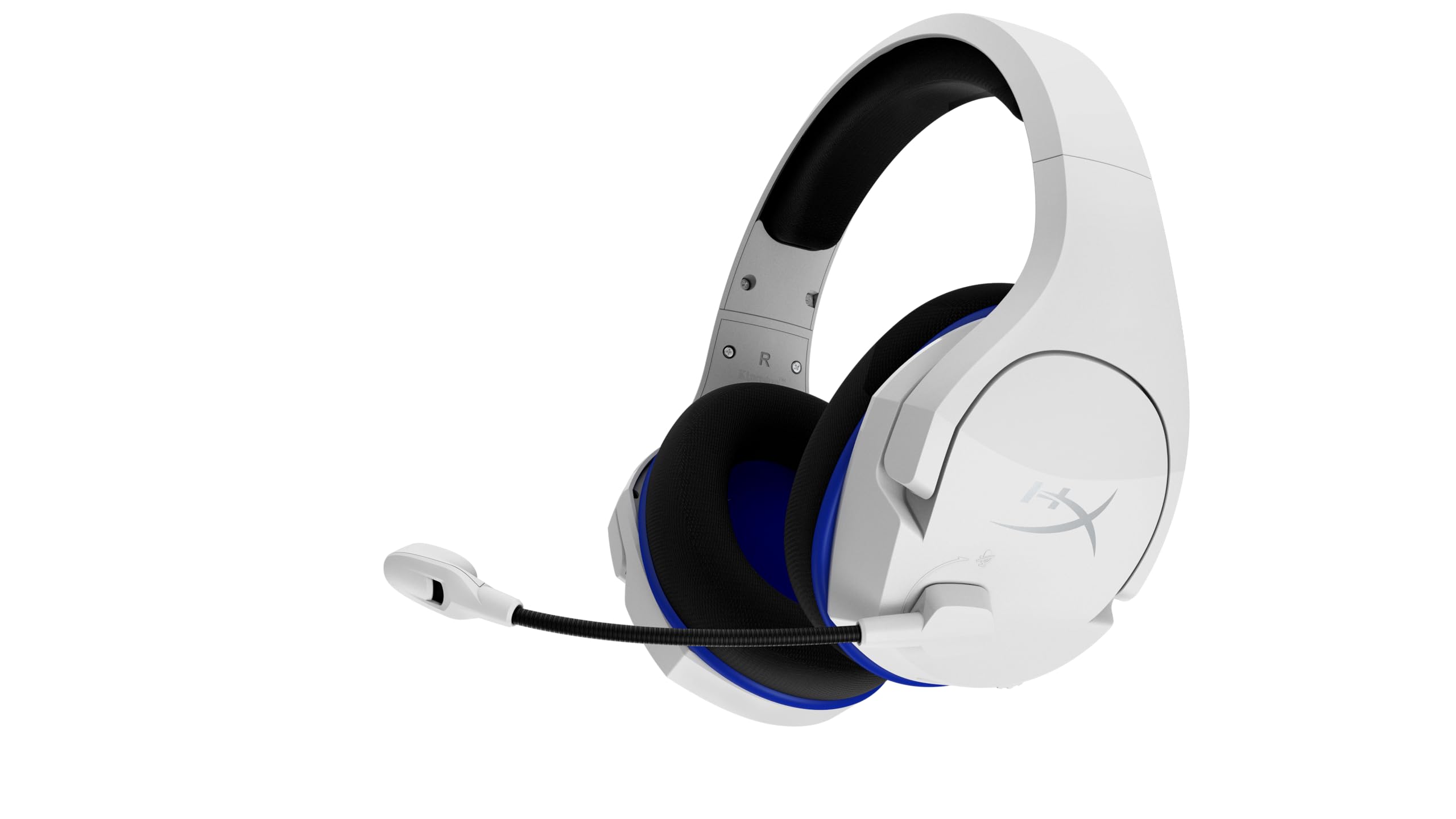 HyperX Cloud Stinger Core - Wireless Gaming Headset (White-Blue) - PS5-PS4