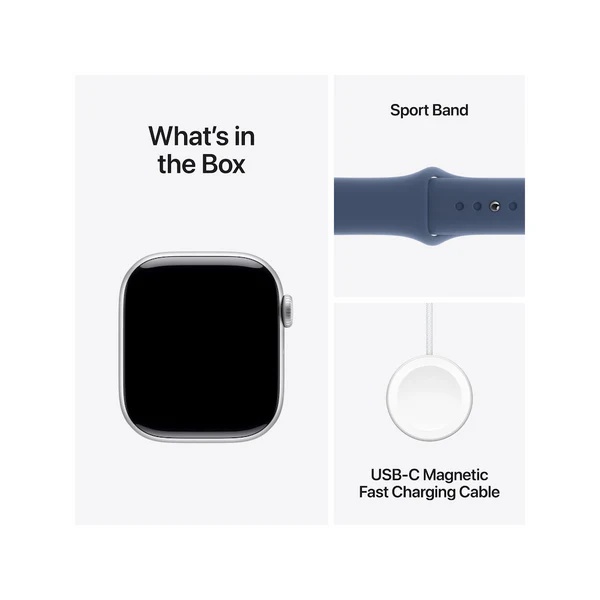 APPLE WATCH SERIES 10 SILVER ALUMINIUM CASE 42mm