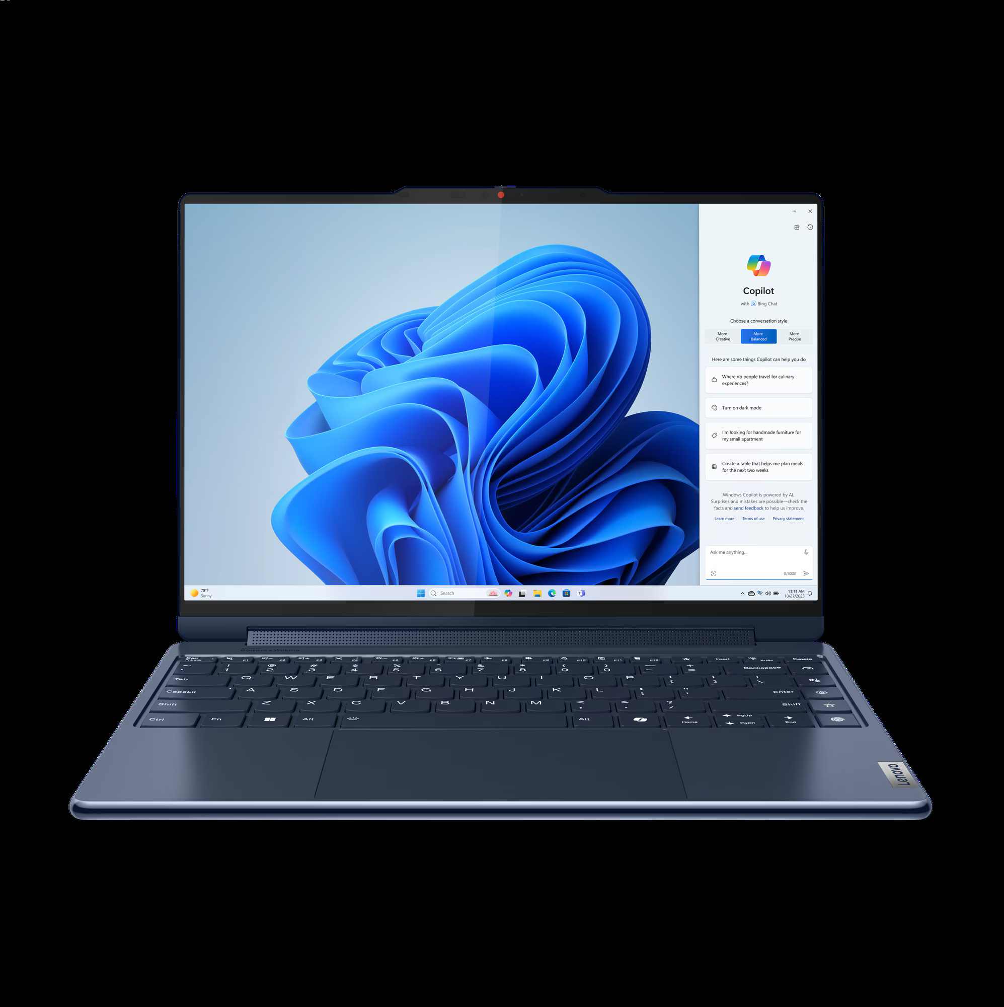 Lenovo YOGA 9i 2-IN-1 CoPilot+ 14th Gen Intel® Core™ Ultra 7 155H (83AC0001US)