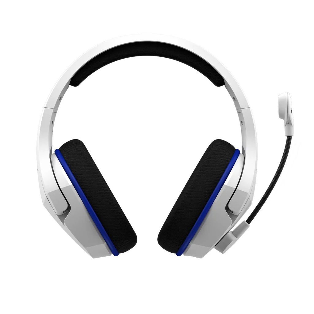 HyperX Cloud Stinger Core - Wireless Gaming Headset (White-Blue) - PS5-PS4