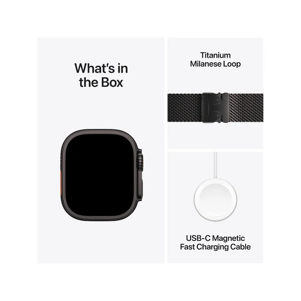 APPLE WATCH ULTRA 2 BLACK TITANIUM CASE 49mm